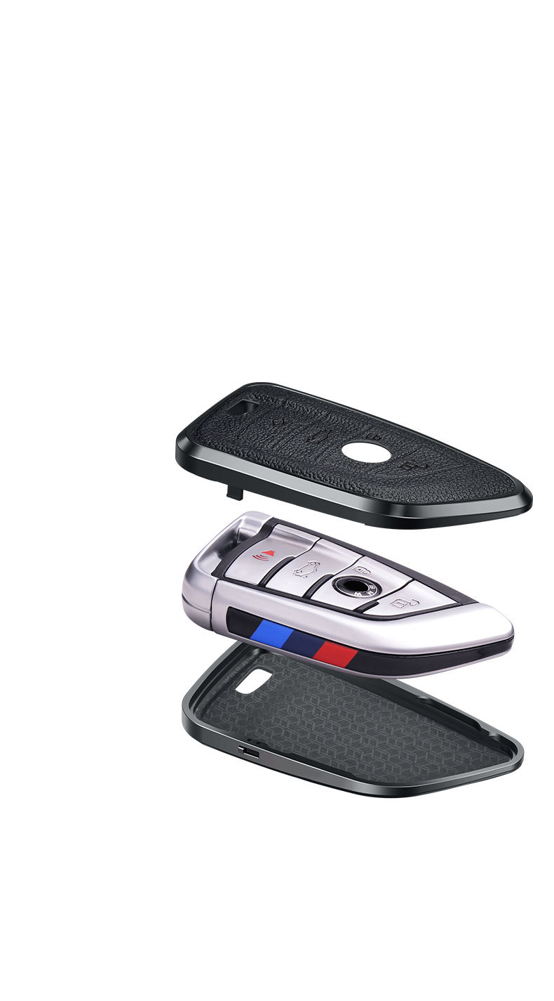 Aluminium Alloy Car Key Case Cover for BMW X1 X3 X5 3 5 7 Series G30 F25 Models | GSAI Accessories